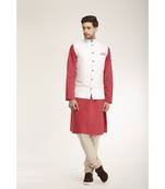 white Modi Jacket Terry Wool Fabric Latest Design