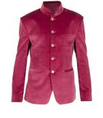 pink Jodhpuri Velvet Coat