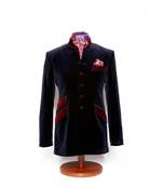 black Jodhpuri Velvet Coat