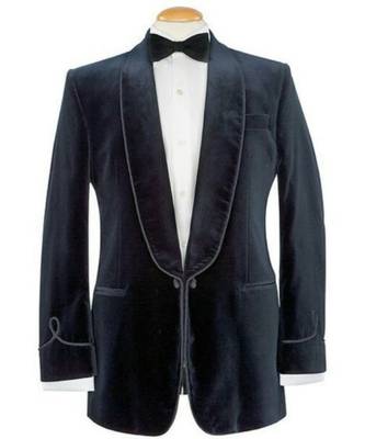 black Smoking Blazer Latest Design 1