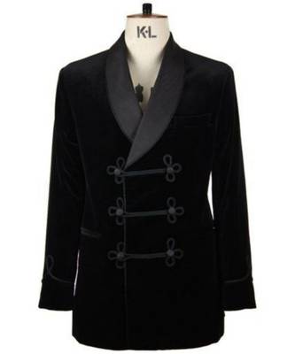 black Smoking Blazer Latest Design 1