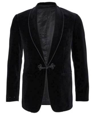 black Smoking Blazer Latest Design 1