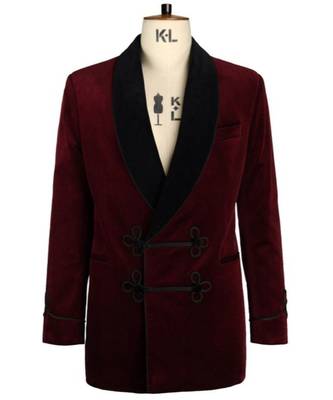 maroon Smoking Blazer Latest Design 1