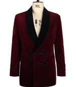 maroon Smoking Blazer Latest Design