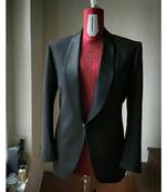 black Latest Design Blazer Coat