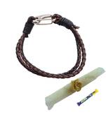 Double Layered Chocolate Brown & Black  Braided Bracelet cum Rakhi For Brother