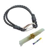 Double Layered Ardent Black  Braided Bracelet cum Rakhi For Brother