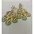 Gold Plated Green Chandbali