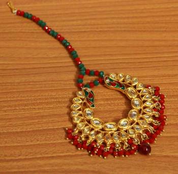 Red Ruby       Maang-Tikka 1
