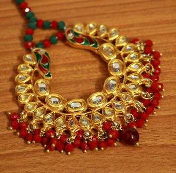 Red Ruby       Maang-Tikka 2