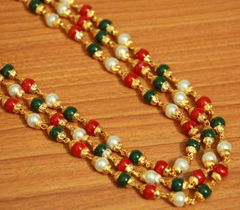 Multicolor pearl necklaces 3