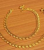 Gold anklets