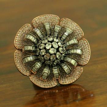 White Cubic Zirconia Rings 1