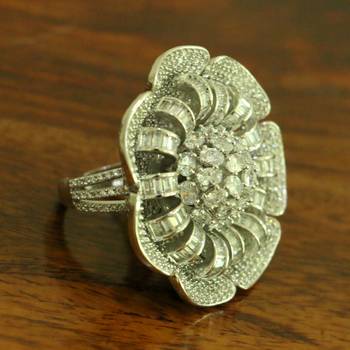 White Cubic Zirconia Rings 2