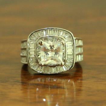 White Cubic Zirconia Rings 1