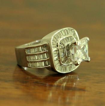 White Cubic Zirconia Rings 2