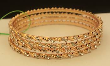 One gram gold diamond  bangles 1