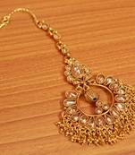 White Zircon       Maang-Tikka