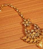 White Zircon       Maang-Tikka