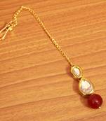 Red Ruby       Maang-Tikka