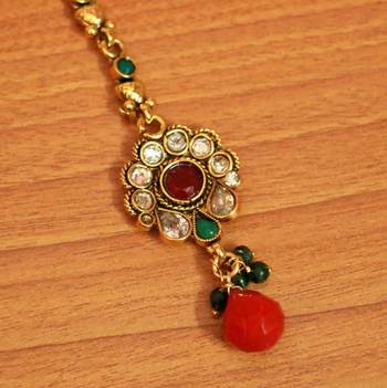 Red Ruby       Maang-Tikka 2