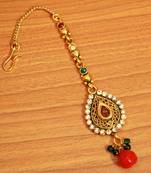 Red Ruby       Maang-Tikka