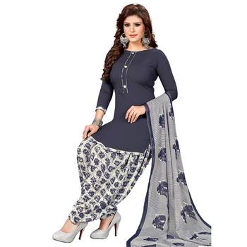 Multicolor printed crepe salwar 4