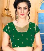 Green Women'S Phantom With V Neck Blouse