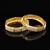 Pearl Golden Traditional Bangles Set Of 2