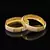 Pearl Golden Traditional Bangles Set Of 2