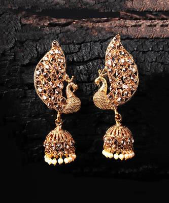 Designer Peacock Jhumkas 1