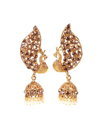 Designer Peacock Jhumkas 2