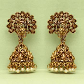 Gold jhumkas 1