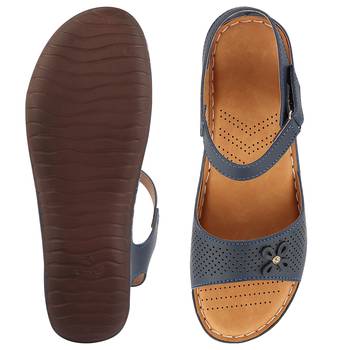 Blue Doctor Sole Flats For Women 2