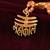 Religious Jewelry Loard Shiva Mahakal Locket Gold-Plated Beads Brass, Wood Pendant