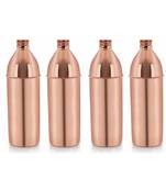 Copper small cap bottle set of 4 piece