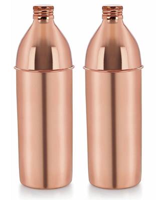 Copper small cap bottle set of 4 piece 2