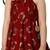 Maroon peplum kurta with Dhoti Set for girls