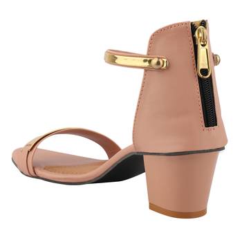 Peach Heel For Women 3