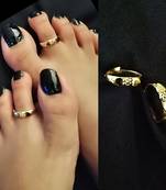 Gold toe-rings