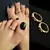 High Quality Multistone Handpaint Toe-rings