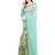 multicolor printed georgette saree with blouse