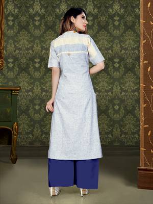 Chiku embroidered cotton long-kurtis 3
