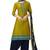 Women's Mehndi Green Glace Cotton Embroidered unstitched Patiala Style Salwar Suit Material With Laheria Print Dupatta