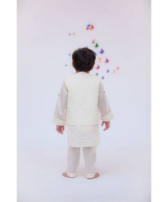 Multi Colour Bootie Nehru Jacket with Kurta & Pant 2