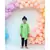 Lime Green Ajkan with Pant