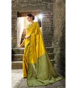 multicolor printed cotton_silk saree with blouse