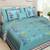 Indian Print Queen Size 100% Cotton Bedding Beddsheet With 2 Pillow Cover Sanganeri Double Size Bedcover