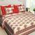 Sanganeri Screen Print Queen Size 100% Cotton Bedding Beddsheet With 2 Pillow Cover Sanganeri Double Size Bedcover