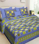 Indian Handmade Cotton Bedding Bedsheet With 2 Pillow Cover Queen Size 90 X 108 inches Bedspread Bedcover